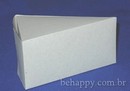Caixa FATIA BOLO TRIANGULAR  em papelo reciclato<br>Pacote com 10 unidades.<br><div class='riscado'>R$7,50</div>